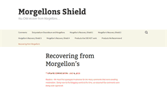 Desktop Screenshot of morgellonsshield.com